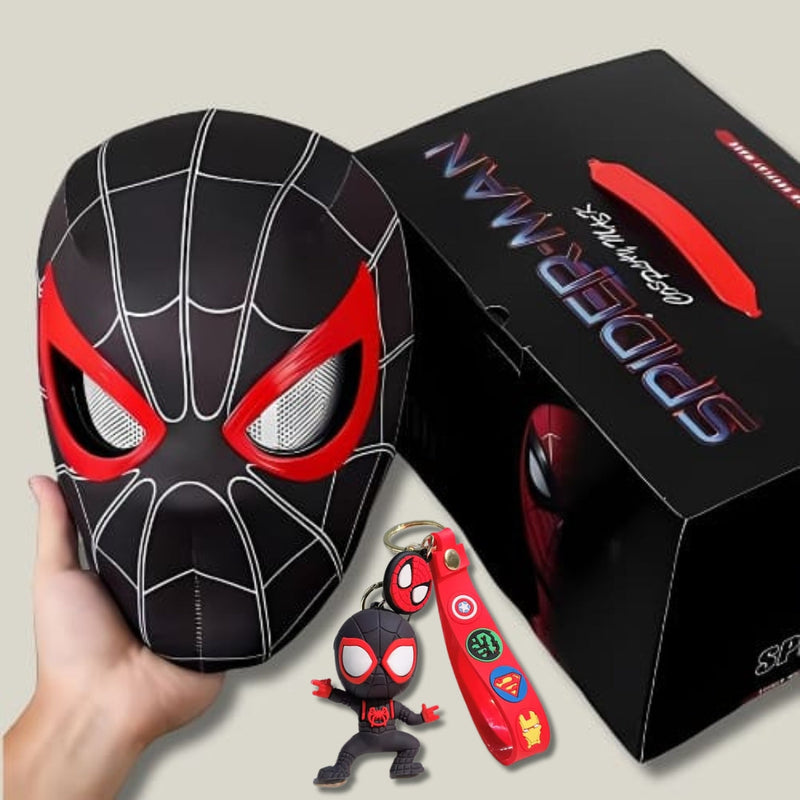 Máscara SpiderVision Luxe + CHAVEIRO DO HOMEM ARANHA DE BRINDE