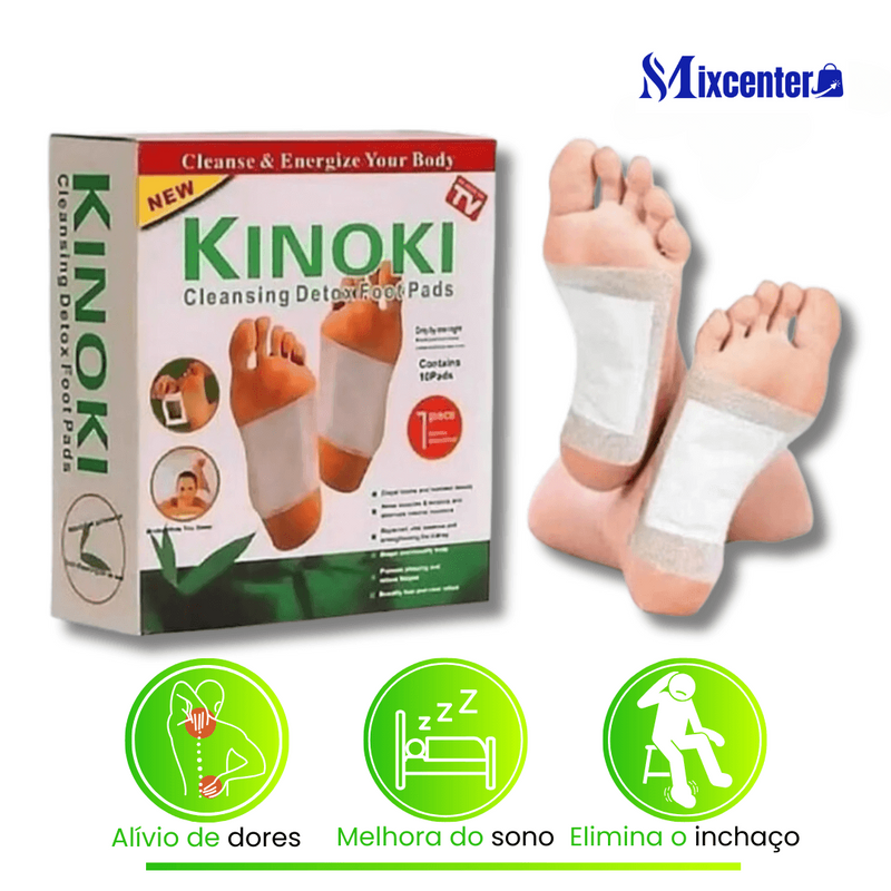 Kit Adesivo Detox - Elimina Dores, Inchaços e Desintoxica - 100% Natural